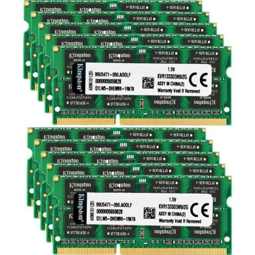 10pieces set DDR3 2GB RAM 1333Mhz PC3-10600S SO-DIMM Desktop 204 Pins 1.35V or 1.5V NON ECC