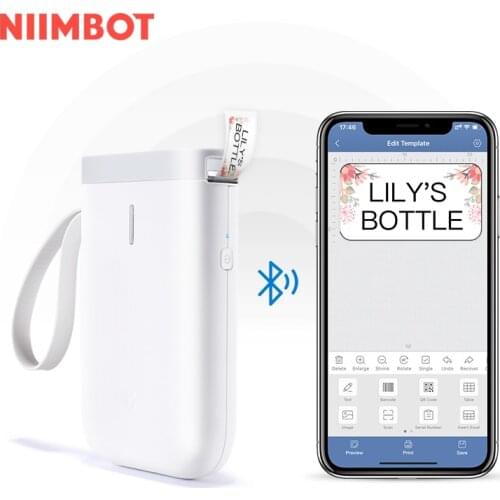 Label Printer Thermal Sticker Printer Portable Mini Pocket Printer Label Paper for Phone Printer Machine Niimbot D11 Label Maker