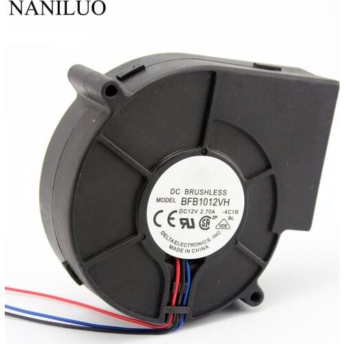 Industrial blower fan BFB1012VH DC 12V 2.7A winds of turbofan 9733 3-pin