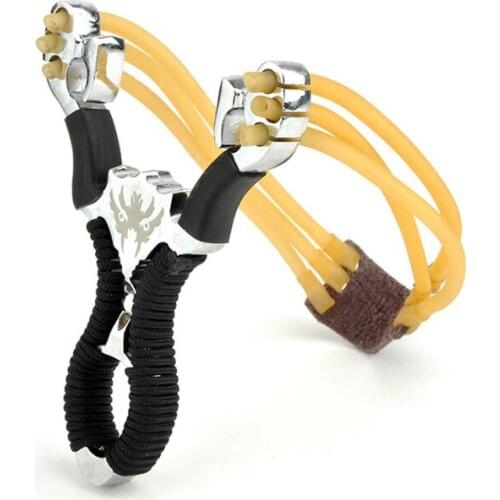 Slingshot High-Precision Six-Strand Wolverine Precise And Powerful Childrens Toy Gift Card Ball Competitive Hunting Slingshot