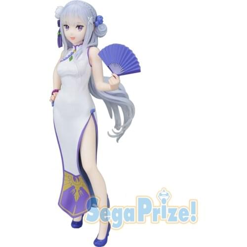 Tronzo Original Sega PM Figure Re: Zero Starting Life in Another World Emilia Dragon Dress Ver PVC Action Figure Model Doll Toys