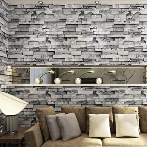 Wellyu papel de pared Simulation Brick Wallpaper Hotel Restaurant Clothing Storehouse Staircase Bedroom Wall paper