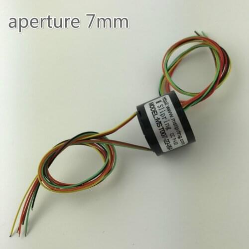 1pcs Through-hole 7mm Slip Ring 4-6 Circuit Can Be Used For Childrens Toys Of Precise Detector Driving Recorder
