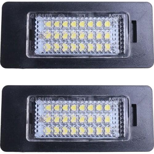 2pcs24led car lights License Plate Number For Bmw E90 M3 E92 E70 E39 F30 E60 E61 E93 For Automotive Goods Car Lamps tools