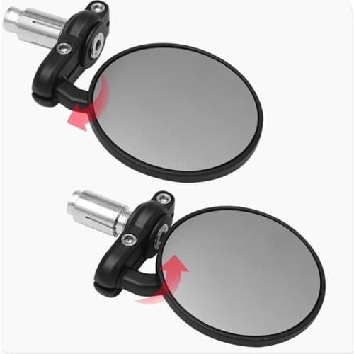 22mm Universal Motorcycle Mirror Aluminum Handle Bar End for Aprilia RSV MILLE R MANA MODEL RST1000 FUTURA