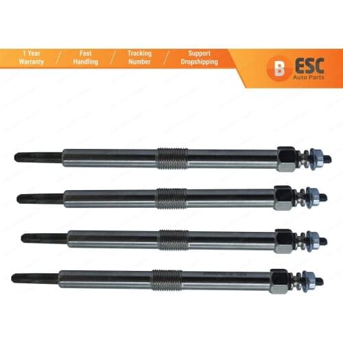 ESC EGP69-1 4 Pieces Heater Glow Plugs 12 Volt for Perkins 2666 A016 1103 1104 1106