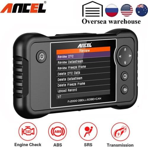 ANCEL FX2000 OBD2 Automotive Scanner Professional ABS Engine Transmission Airbag System Diagnostic Autotools OBDII Code Reader