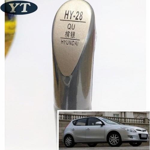 Car scratch repair pen, auto paint pen SILVER color for Hyundai IX35 IX25 Elantra Accent I30 Verna Tucson Sonata Santafe