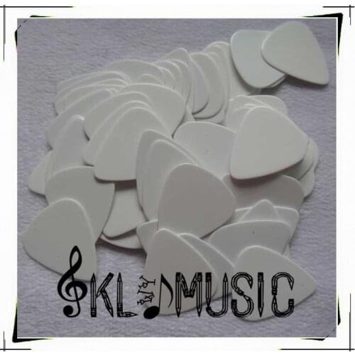 Celluloid white blank guitar picks,good material for different print types,0.71mm to 1.5mm
