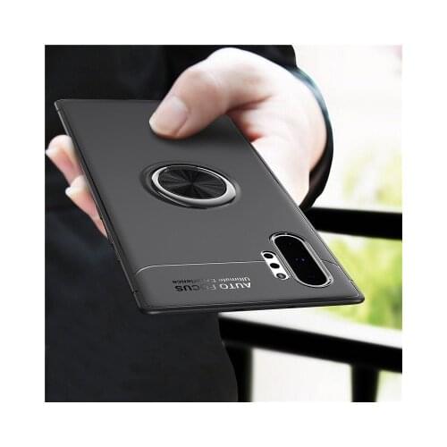 For Samsung Galaxy Note 10 Case Soft Silicone With Stand Ring Shockproof Protect Back Cover case for samsung note 10+ 10pro plus