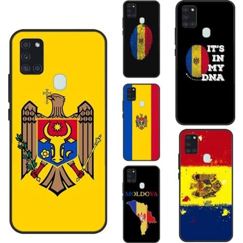 Moldova Flag Case For Samsung A52 A72 A32 A12 A51 A71 A11 A31 A01 A02S A40 A50 A70 A20e A21S Back Cover