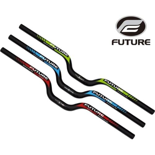 Brand New FUTURE Folded bike 3K full carbon fibre bicycle handlebar Big bend U Shape 50mm rise 25.4x580-680mm 3 colors Free ship