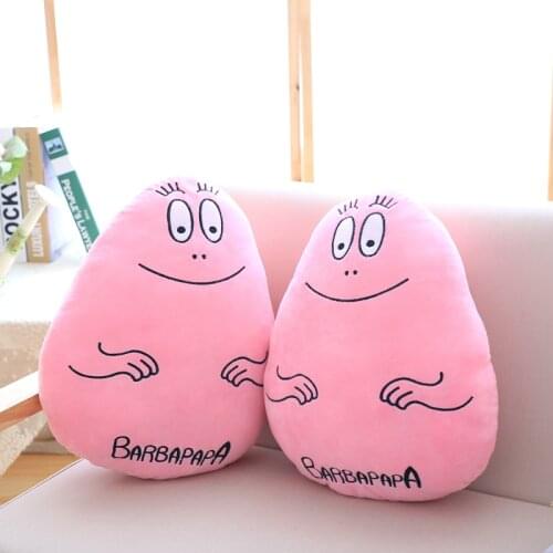 Soft Stuffed Rare Big Barbapapa Plush Pillow Toy 45cm