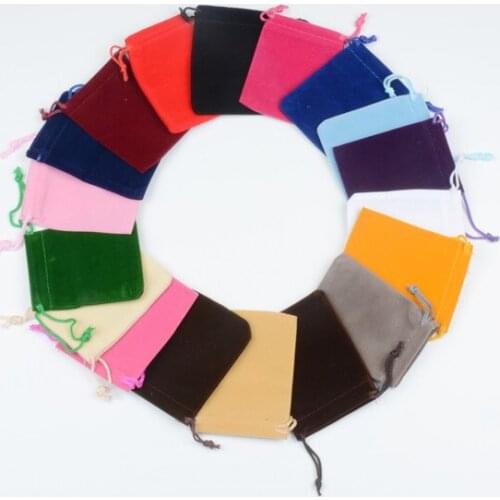 Whosale Gift Bag Jewelry Casket Free Shipping 50pcs 7x9cm/9x12cm Velvet Drawstring Pouch Bag/jewelry Bags,christmas/wedding Bag
