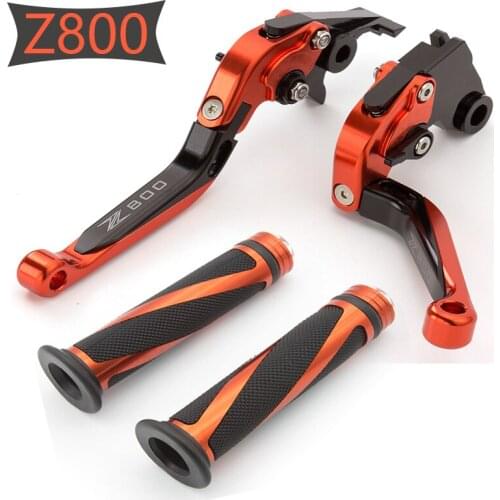 CNC Motorcycle Brake Clutch Levers Handlebar Knobs Handle Hand Grips For Kawasaki Z800/E Version Z 800 2013-2016 2013 2014 2015