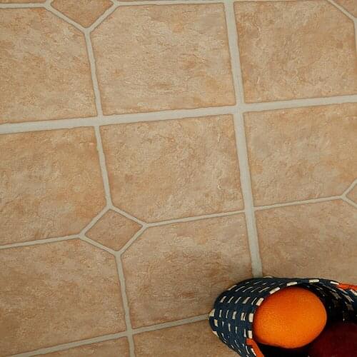 Retro emulation marble floor bedroom living room background environmental protection self adhesive waterproof PVC Floor sticker