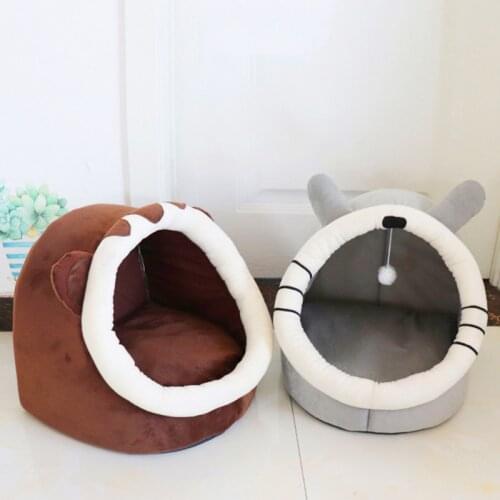 Removable Cat Bed House Kennel Nest Pet Bed Dog Bed Sofa House Cushion Pet Products Cat House Dog House Kitten Bed Puppy Bed
