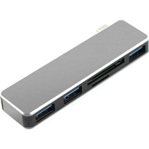 USB C to Multi USB 3.0 TF SD Carder Reader Adapter for MacBook Pro Air USB Dock Type C HUB