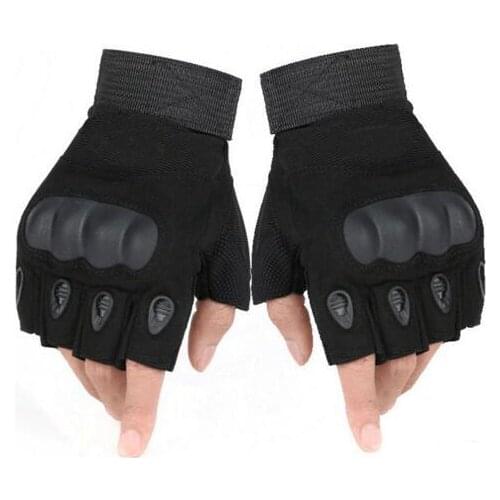 Military Tactical Gloves Antiskid Outdoor Cover Finger Mittens Winter Thermal Men Fighting Leather Black Male Bicycle Gloves
