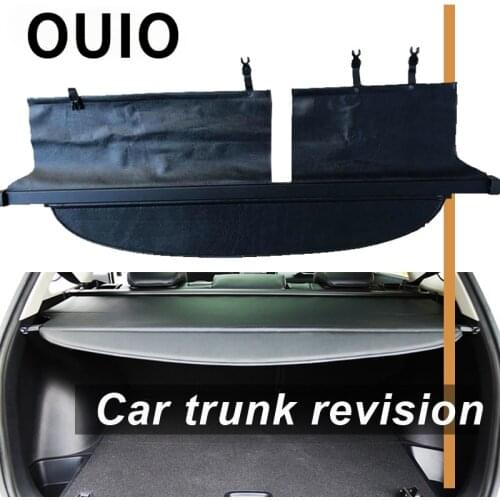 OUIO 1Set Car Rear Trunk Cargo Cover For Toyota Corolla Fielder 2015 2016 2017 2018 Black Security Shield Shade Car accessories