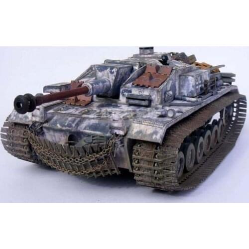 1:25 Scale WW2 Germany Sturmgeschutz III StuG 40 Ausf.F Military PAPER MODEL KIT Handmade Toy Puzzles