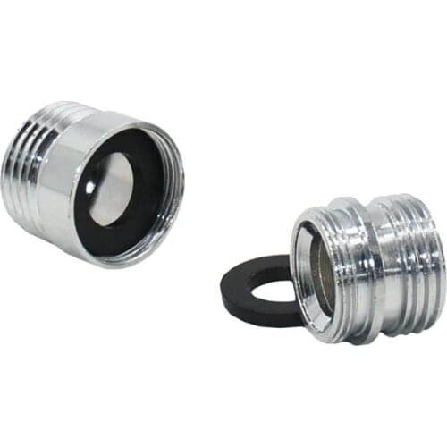 Silver Male 1/2 to M20 Female M20 male Faucet connector Brass 1/2 to 20mm Thread connector copper fittings 1pcs
