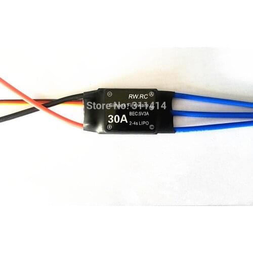 5pcs/lot Simonk 30A 40A 2-4S Brushless ESC Speed Controller With BEC 5V3A For FPV RC UAV Quadcopter Multicopter Frame Drone Kit