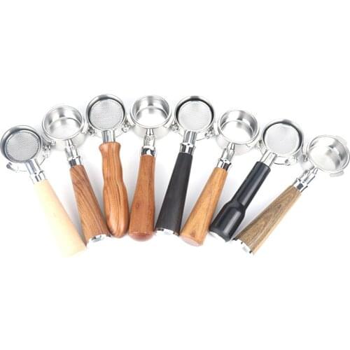 Coffee Machine Accessories 54mm Coffee Wooden Portafilter Espresso Coffee Handle