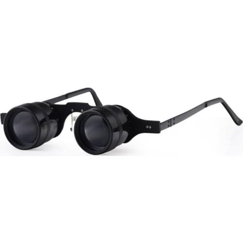 BIJIA Glasses Telescope 2.8x Fishing Mirror Double Barrel