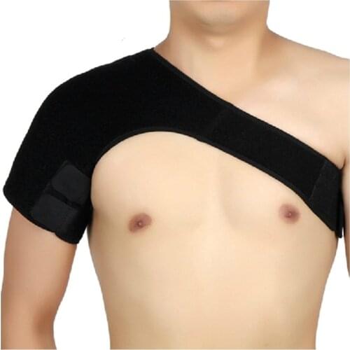 CHAOBA 1 PCS Free adjustment shoulder bandage movement injury protection of single shoulder breathable protection one shoulder
