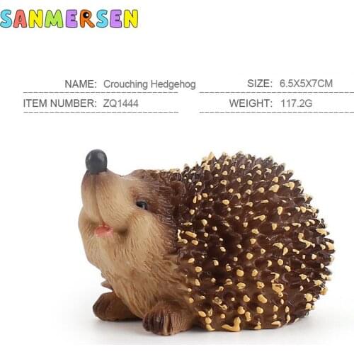 Childrens simulation hedgehog model decoration desktop decoration childrens educational toys cognitive toys
