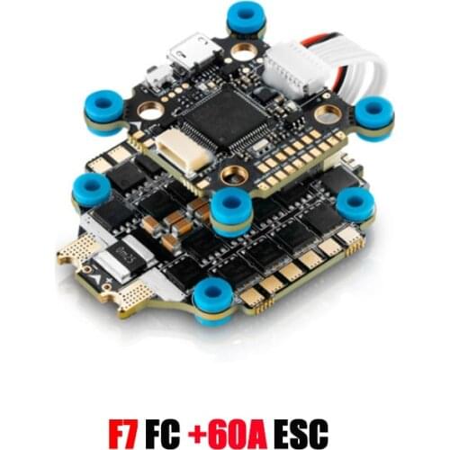 Hobbywing XRotor Micro 60A 4in1 BLHeli32 6S ESC & XRotor Micro Flight Controller F7 for FPV Racing drone Quadcopter