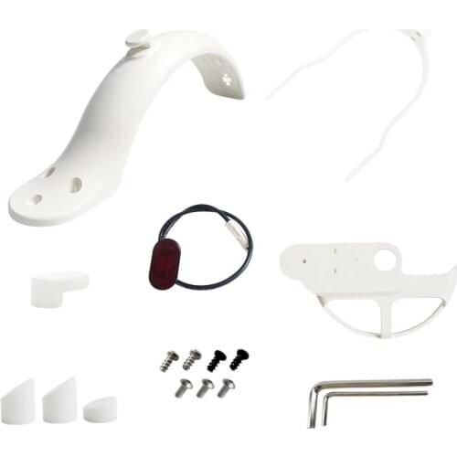 Scooter Mudguard Bracket Kit Scooter Mud Fender Shock Absorber Guard Taillight for Xiaomi M365 Pro Accessories