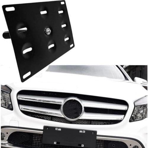 Bumper Tow Hook License Plate Mounting Bracket Holder For Benz W204 W212 W216 New W221