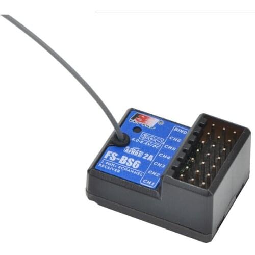 Flysky FS-BS6 Mini Receiver 29*22*16mm With Gyro Stabilization System for GT2E/IT4S/GT5 Transmitter
