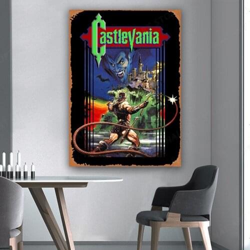 Christ-EZ Anime Cartoons Castlevania Wall Art Print Poster Home Decor Premium Canvas Poster
