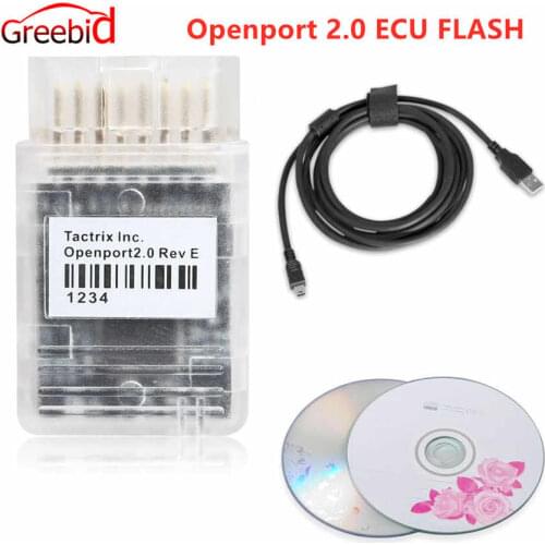 Newest Tactrix Openport 2.0+ECUFLASH ECU Chip Tuning Tool