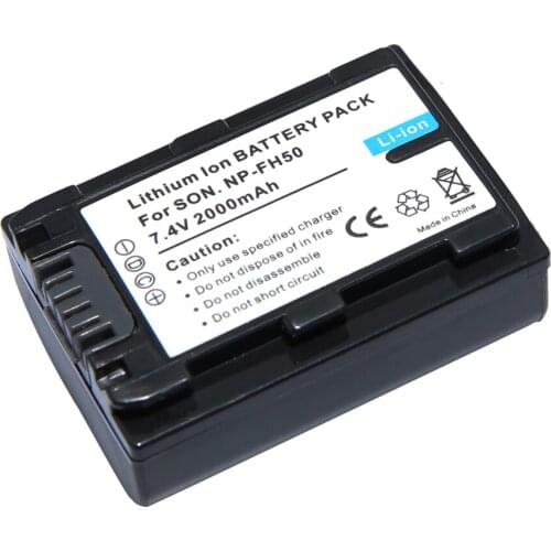 Wholesale 5 pcs NP-FH50 NPFH50 NP FH50 Digital Battery For Sony A230 A330 A290 A380 A390 HDR-TG1E TG3 TG5 TG7 DSC-HX1 DSC-HX200