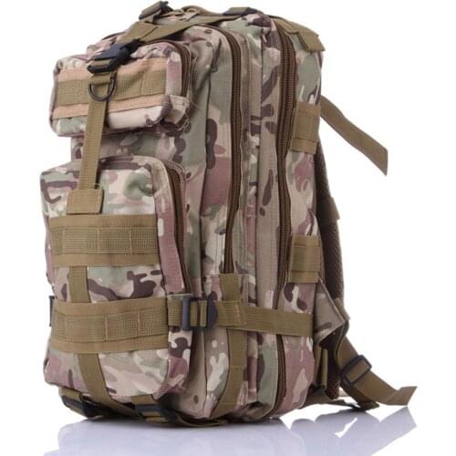 Outdoor Camouflage Attack Sports Hiking Backpack Portable Bag Tactical Riding Package Mountaineering Hunting Camping Bag