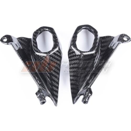 Front Fairing Under Side Panels For Kawasaki Z1000 2014-2018 Full Carbon Fiber 100% Twill