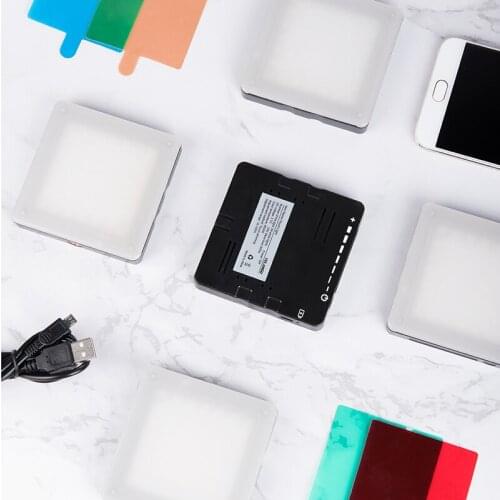 LED49 DSLR LED Video Light On Camera Photo Studio Lighting Colorful LED Vlog Fill Light Lamp for Smartphone DSLR SLR Camera