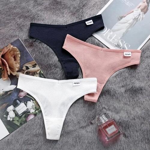 Sexy Girls Pure Cotton Briefs Low-waist Seamless Breathable Underwear Ladies Sports Style Japanese Threaded High Cross Pants