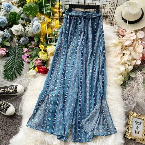ZXRYXGS Women's Wide Trousers