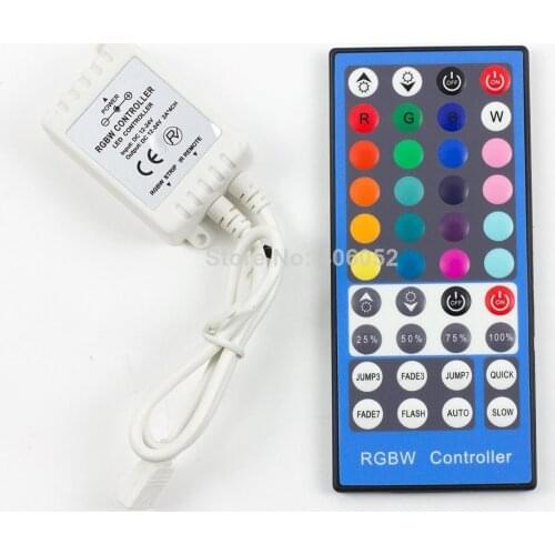 10pcs/lot 40key IR remote RGBW led strip controller DC12-24V for RGBW led strip