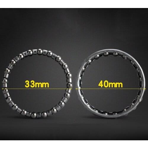 2pc 1.1/8\\\" MTB Bicycle Headset Caged Ball Bearing Races Metal Cycling Bike Parts