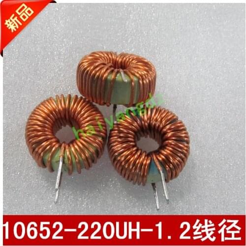 2pcs/27mm 220UH 11A 1.2 Line Annular inductance 10652 Blue green ring High current inductor