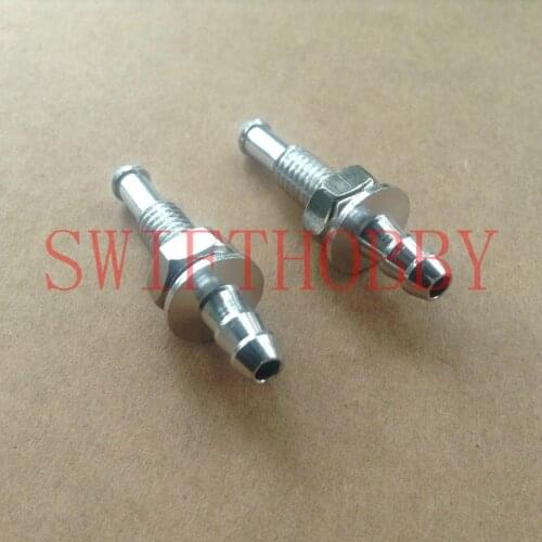 2Pcs aluminum 6mm Outer diameter water outlet water nipple for rc boat