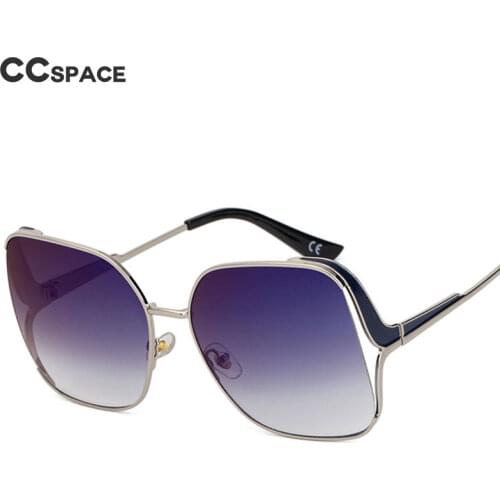 49109 Gradient Lens Goggle Sunglasses Square Men Women Fashion Shades UV400 Vintage Glasses