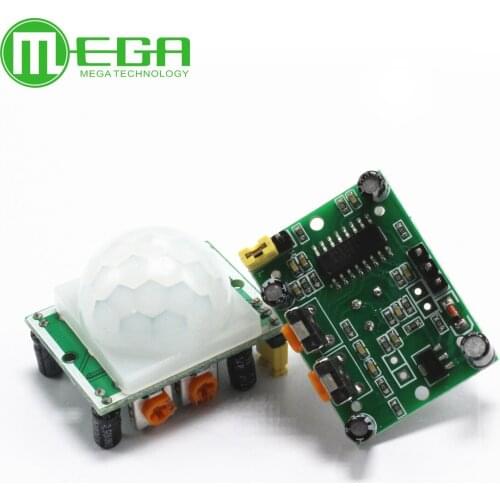 50PCS HC-SR501 Adjust IR Pyroelectric Infrared PIR module Motion Sensor Detector Module
