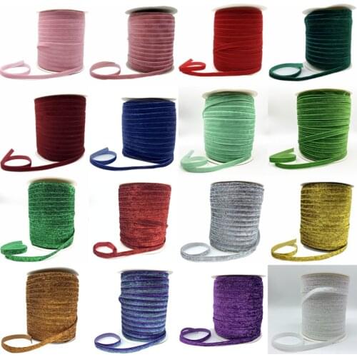 6/10/15/20/25/38mm Velvet Ribbon Handmade Wedding Party Decoration Ribbon For Gift Wrapping DIY Hair Bowknot Christmas Decor